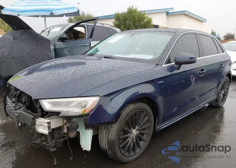 2017 Audi A3 E-Tron 1.4T Premium z USA, uszkodzony, nr VIN WAUTPBFF0HA109514